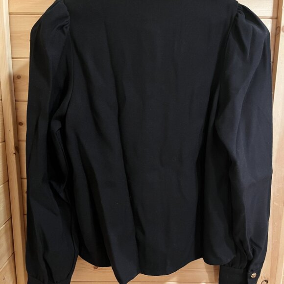 Sezane Romaine Shirt - Black - Picture 5 of 7